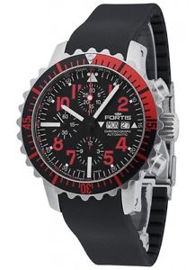 Fortis Men's 671.23.43 K Marinemaster Chronograph Automatic Unidirectional Watch
