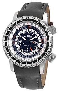 Fortis Men's 669.10.31 L.01 B-47 Calculator GMT 3 Time Zones Automatic Watch