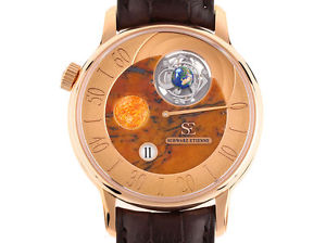 Schwarz Etienne Set - Ode auf d.Woche - Sonntag Soleil 18kt Roségold Tourbillon