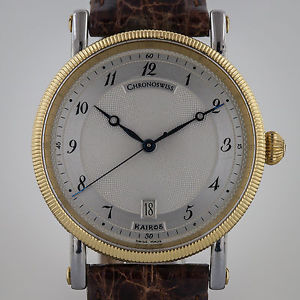 Chronoswiss Kairos, CH 2822, 18K Gold and Stainless Steel, Automatic, Date