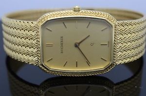 18K Yellow Gold Men's Bucherer Swiss Watch
