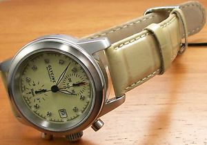 GLYCINE NIGALOO REEF DIAMONDS D 3825,15 AUTOMATIQUE CHRONOGRAPHE DIAMANTS NEUF