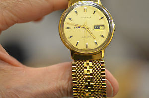 18k YEllow Gold Juvenia Mens Watch