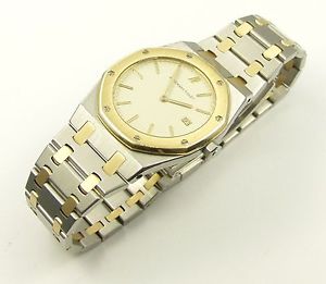 AUDEMARS PIGUET ROYAL OAK HERRENUHR STAHL/18k GELBGOLD REF.: SA56175 PAPIERE/BOX