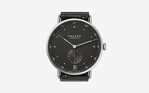 2015 new model made in Germany NOMOS METRO hand-rolled black dial Date MT1B4UB2