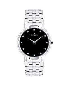 MOVADO Faceto Diamond Gents Watch 0606237 - RRP £2575 - BRAND NEW