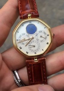 Gérald Genta Annual Calendar Mens -Moon Phase-18k Yellow Gold oro 1840.4 1840