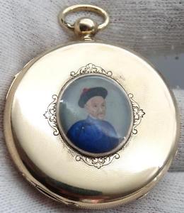 MUSEUM Qing Dynasty Gold&Enamel Chinese Duplex Repeater PROTOTYPE Emperors watch
