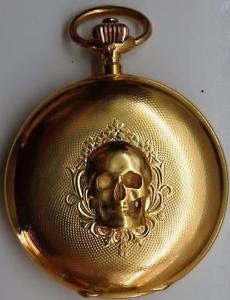 MUSEUM 14k gold A1 grade chronometer Louis Audemars Memento Mori Skull watch