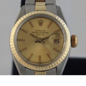 Rolex Date (datejust) 6917 Lady Acciaio oro Gold steel 26 vintage