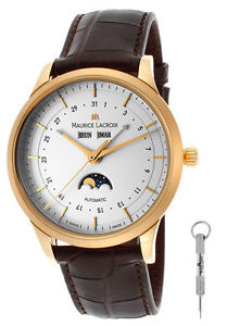 Maurice Lacroix LC6068-YG101-13E Men's Les Classiques Auto Brown Genuine