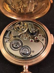 Switzerland Quarter repeater14 kt  Audemars Freres. Hunt pocket watch