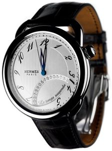 HERMES Arceau Le Temps Suspendu Time Suspended gentle men dress watch WORN ONCE