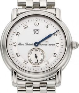 Maurice Lacroix "Heure Sautante" Stainless Jump Hour Jumping Wrist Watch