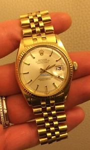 Rolex Datejust (date) 36 Oro Gold strap jubilee 1601/8 1601 Originale
