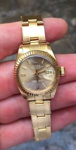 Rolex Datejust (date) 6917 Oro Gold Lady Plexy Full Set Garanzia