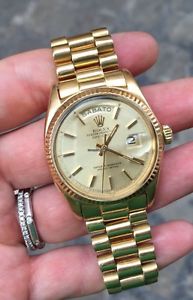 Rolex Day Date (Datejust) Oro Gold strap president 1803 Daydate