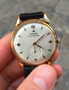 Rolex Shock Resisting Oro Gold Vintage 34 mm man uomo manuale
