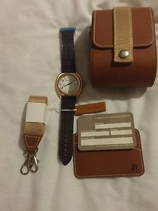 BRAND NEW JEANRICHARD 1681 18K SOLID ROSE GOLD WATCH