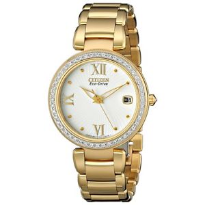 Citizen Women's Eo1102-51A Marne Analog Display Japanese Quartz Gold Watch
