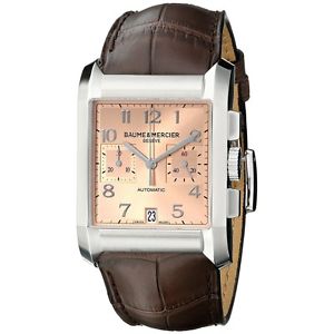 Baume  and  Mercier Mens A10031 Hampton Analog Display Swiss Automatic Brown Wat