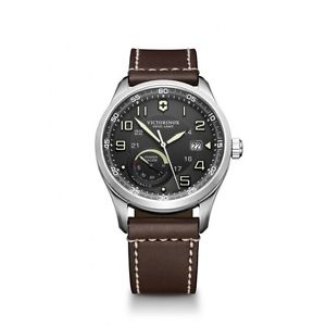 Victorinox Swiss Army Airboss Black Dial Power Gauge Mens Watch 241575
