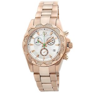 Brillier Women's 14-06 Analog Display Swiss Quartz Rose Gold Watch