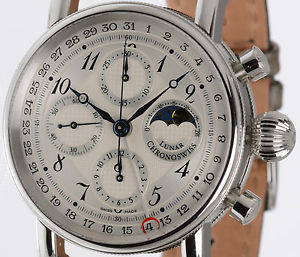 Chronoswiss Lunar Chronograph Stahl Mondphase