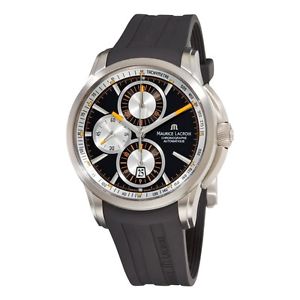 Maurice Lacroix Mens PT6188-TT031330 Pontos Black Chronograph Dial Watch