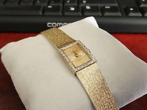 Movado 14K Gold and 29 Diamond Watch w/ 13mm 14K Gold Band!