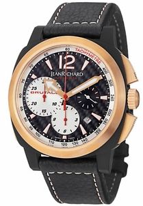 NEW $21500. 18K ROSE GOLD & STAINLESS STEEL JEAN RICHARD CHRONOGRAPH WATCH LIMI