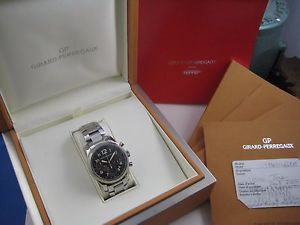 GIRARD PERREGAUX FERRARI CHRONO REF.4956 S/S F1-2000 LIMITED ED. B/P CARD C.2004