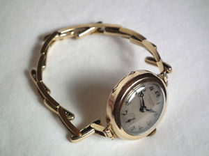 Vintage J W Benson 9ct Ladies Wrist Watch and Bracelet
