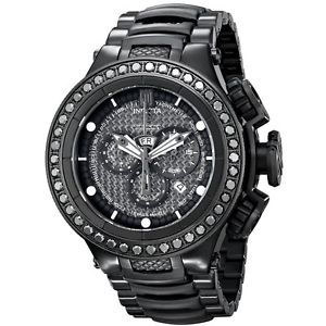 Invicta Mens 14312BWB Jason Taylor Analog Display Swiss Quartz Black Watch