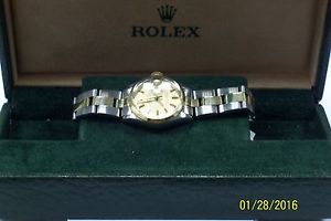 ROLEX DATEJUST LADY  ORO E ACCIAIO REF. 6516 CON SCATOLA ORIGINALE