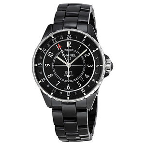 Chanel J12 Automatic GMT Black High-Tech Ceramic Unisex Watch H3102