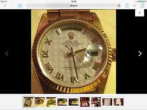 ROLEX  DAYDATE ORO PYRAMIDES AVOIRE Scatola e documenti Autenticità'