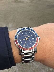 Rare Vintage Girard Perregaux Traveller 7000 Automatic, Ref.: 7200! Pepsi GMT!