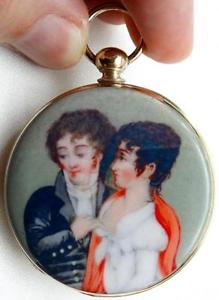 MUSEUM mid-19th Century 18k gold&enamel Henri Savigne,Locle pocket watch.UNIQUE