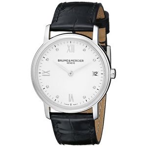 Baume  and  Mercier Womens BMMOA10146 Classima Analog Display Swiss Automatic Bl