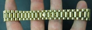 Rolex Medio 31 Bracciale strap bracelet date oro Gold president medio 6827 68278