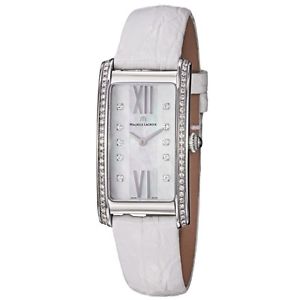 Maurice Lacroix Womens FA2164-SD531170 Fiaba Diamond Bezel White Strap Watch