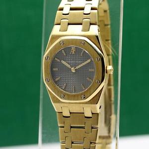 AP AUDEMARS PIGUET ROYAL OAK 18K SOLID YELLOW GOLD QUARTZ LADIES WATCH