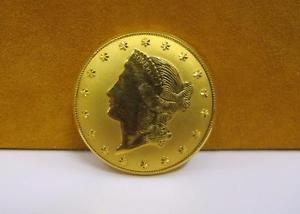 BENRUS 18k Yellow Gold COIN WATCH Swiss 41.8 grams