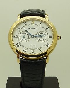 Rare 18K Yellow Gold Audemars Piguet Millenary Automatic Day-Date Men Watch