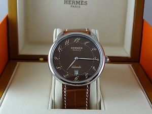 AUTH Hermes Arceau TGM Auto AR4.810 Watch