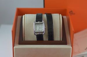 AUTH Hermes CAPE COD PM CC1.210 Double Tour Ladies Watch