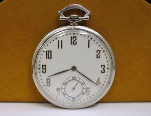 AUDEMARS PIGUET Platinum Wind Up POCKET WATCH 19 Jewels Estate