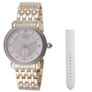 GV2 by Gevril Women's 9832 Marsala- Sub Eye Mother of Pearl  White Watch