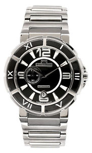 Yonger & Bresson Men's YBH 8321-01 M Automatic Black Dial Stainless Steel Watch